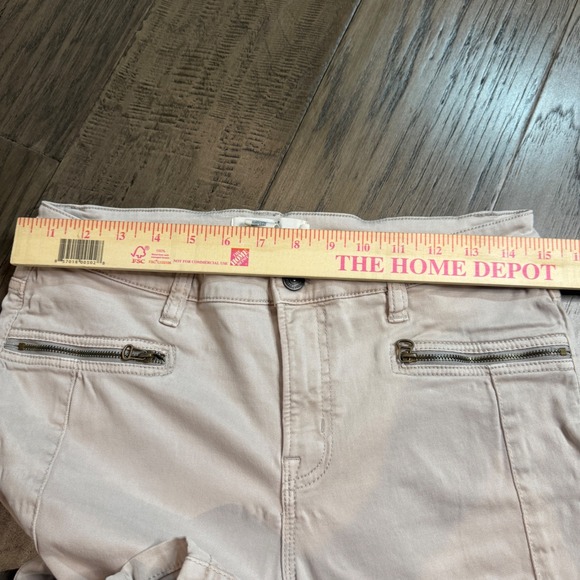 LOGG by H M Womens Beige Cargo Zip Ankle Pants Size 12 EUR 42 - Picture 5 of 10